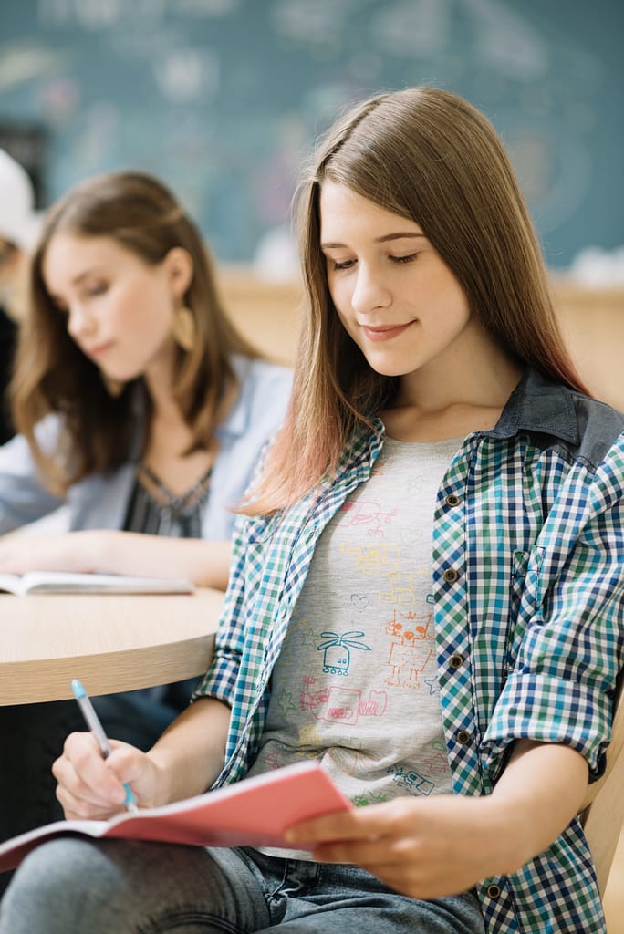 élève studieuse